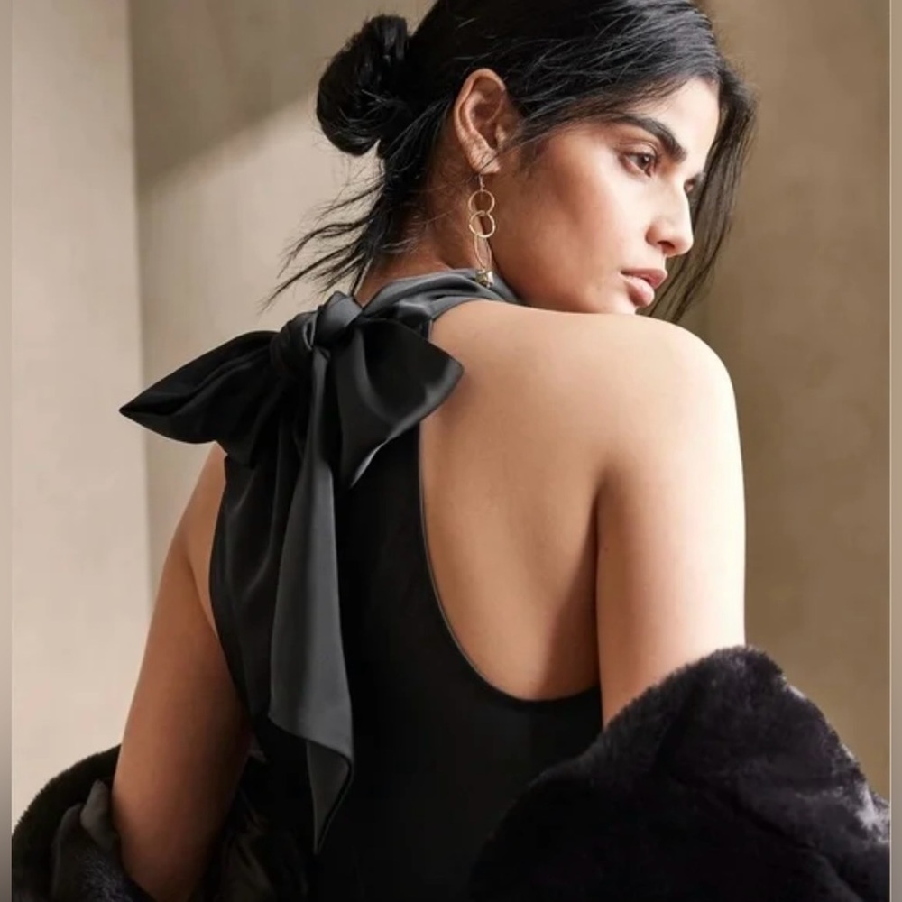 NEW Elegant Banana Republic Dark Caramel Dress - Picture 7 of 7